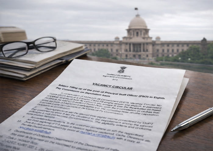 8th CPC Big Update: Key PSO Vacancy Circular Released