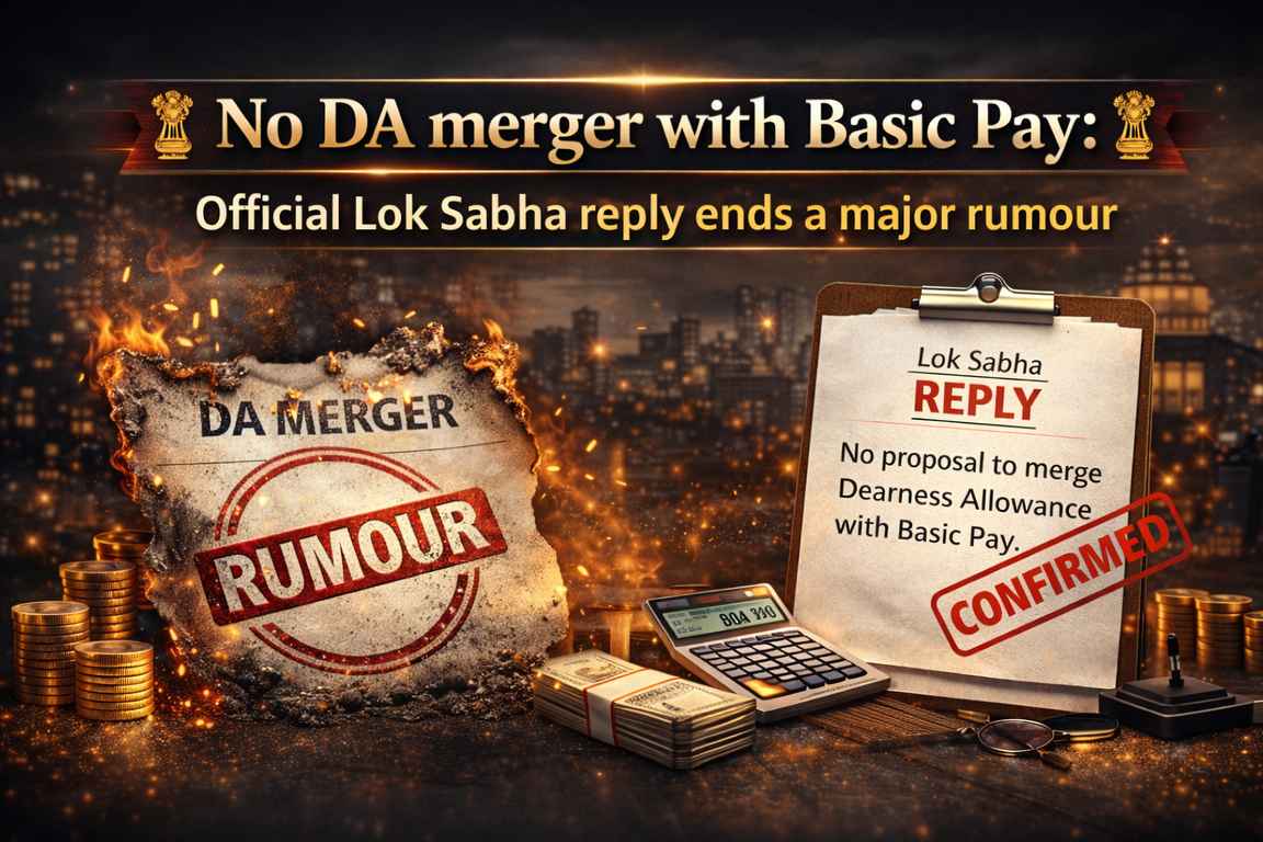 No DA merger with Basic Pay