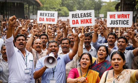 DA/DR delay sparks fresh protest call: What Employees should know?