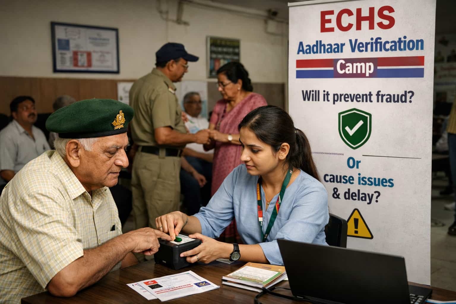 ECHS big change 2026: will Aadhaar biometric verification simplify healthcare or create new hurdles for veterans?