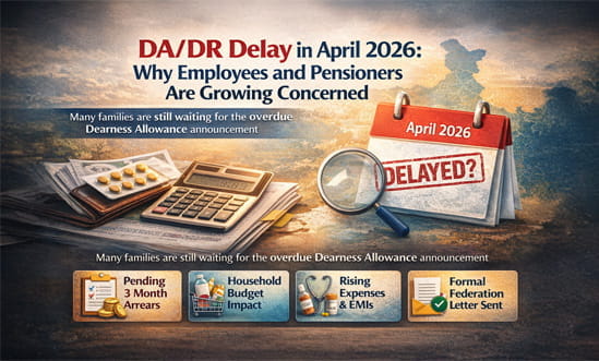 DA/DR still pending in April 2026: Why Employees & Pensioners are concerned?
